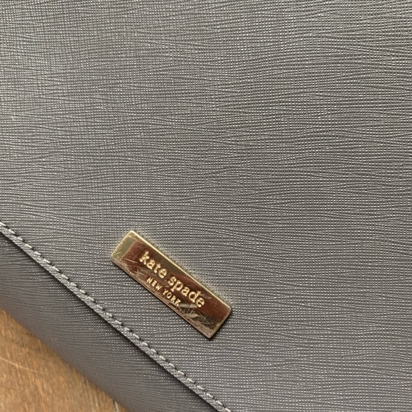 Kate Spade Grey Flap Crossbody - Picture 2 of 3